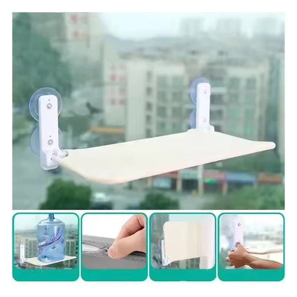 Cat Window Hammock Suction Cup Hanging Bed Foldable Cat Perch Sunny Rest Seat Indoor Pet Cat Bed Durable Cat Climber Lounge