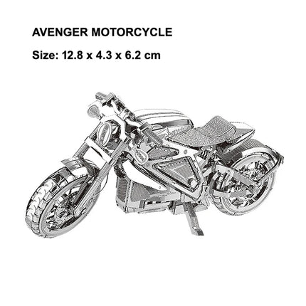 3D Metal Puzzle EF510 Train Vintage Car Mountain Bike Motorcycle model KITS Assemble Jigsaw DIY Puzzle Gift Toys For Children