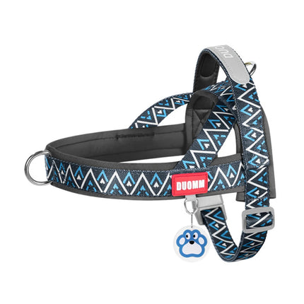 Dog Harness Fashion Printed Saddle, Soft Adjustable No-pull Padded  Vest with Handle for pet all  Breeds