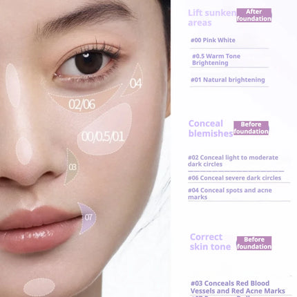 Girlscrush Liquid Concealer Facial Brightening Velvet Sunscreen Mark Expand Moisture Skin Application Holding Makeup