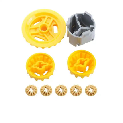 New Differential Gears MOC Technical Modification Parts Building Blocks Bricks 65414 69761 69762 6589 Compatible with Legoeds