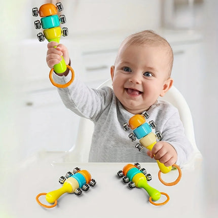 A Set of Hand-Cranked Bell Games for  Children, Made from ABS Material, Designed to Enhance Perception And Auditory Skills