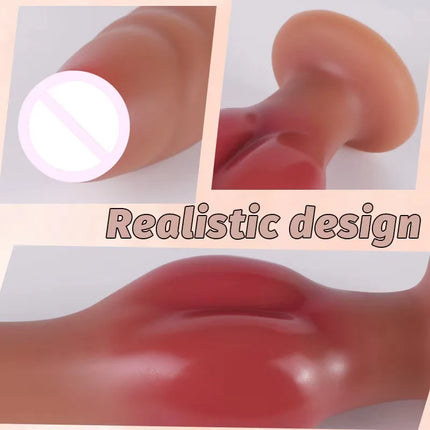 Anal plug dildo leather bag style dildo size can be selected vaginal anal universal masturbator prostate massager Sex toy 18+