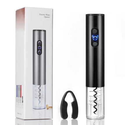 Electric Wine Opener Rechargeable Automatic Corkscrew Creative Wine Bottle Opener with USB Charging Cable Suit for Home Use