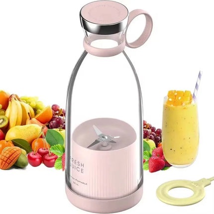 Hot Selling Wireless Electric Mini Personal Juicers Cup Frozen Pineapple Shake Mixer Bottle Portable Mini Fruit Blender