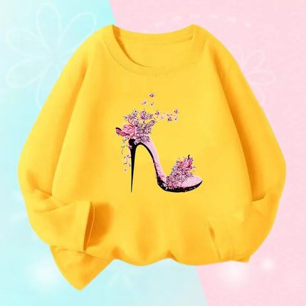 Soft Cotton Children's Cartoon T-Shirts Cute Pretty Bowknot Print Baby Long Sleeve T-Shirt For Boys Girls Tee