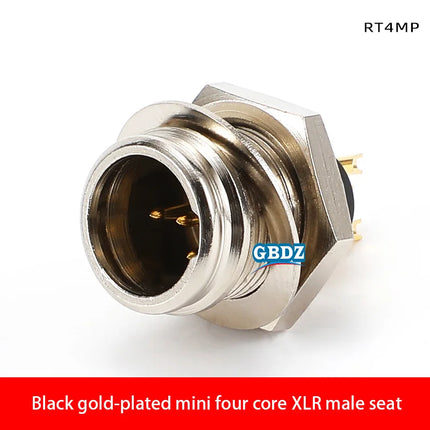 Tiny XLR Cable Connector Male Female 3 4 5 Pin Mini XLR Plug/ Male Socket RT5MP  Wireless Bodypack Headphone Microphone Jack