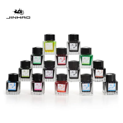 JINHAO 50ml/30ml Various Color Ink Glass Bottled Ink Fountain Pen Ink Refill Cartridge School Writing Office Supplies Stationery