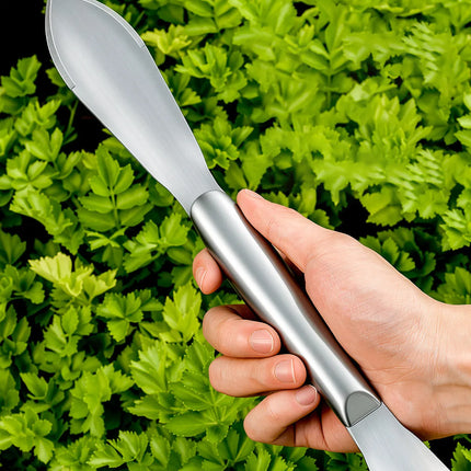 New Design Double Head Garden Shovel Thickened Stainless Steel Weeding Hoe Digging Tool for Planting Flowers Wild Vegetables