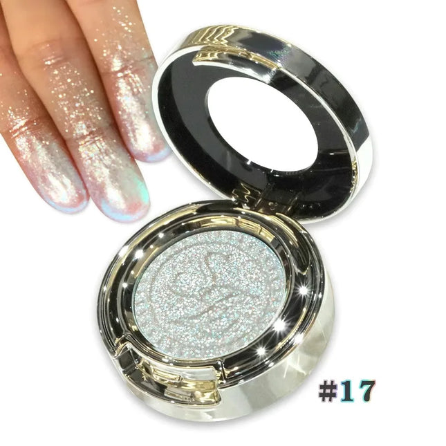 Sheeneffect Monochrome Eyeshadow Chameleon Glitter Shimmer Eye Shadow Highgloss Long Lasting Eye Makeup
