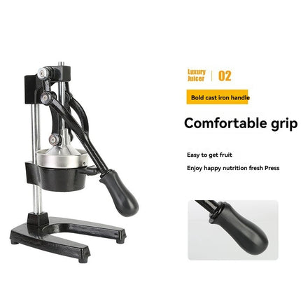 New Household Kitchen Manual Juicer Multifunctional Cast Iron Press Juicer Quick-Release, Easy-to-Clean Stainless Steell