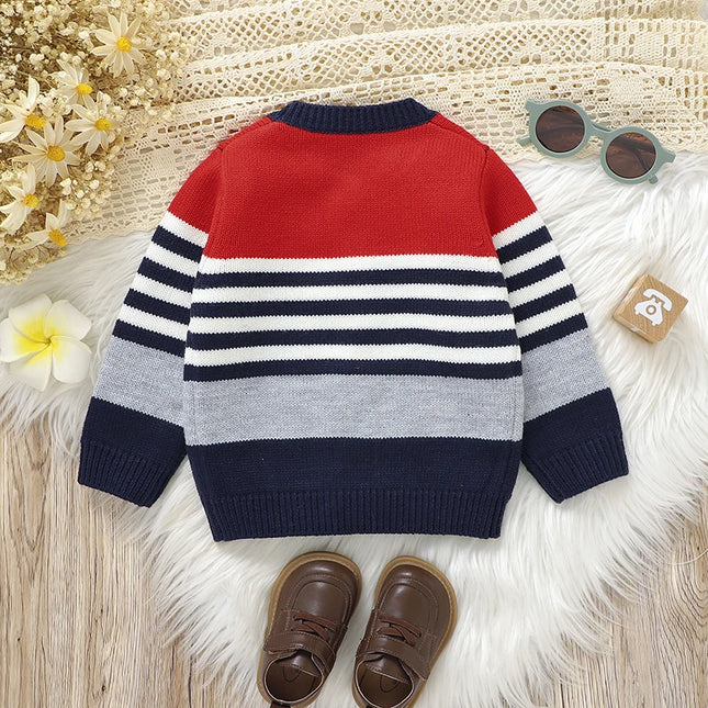 Winter Baby Sweaters Clothes Autumn Long Sleeve Button Up Infant Boys & Girls Outwear Jackets & Coats 1-3Y Children Knitwear Top