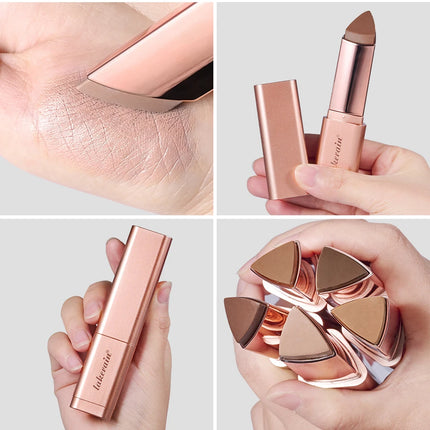 2 IN 1 Cream Bronzer And Contour Stick Waterproof Highly Pigmented Instant Depth & Dimension Contouring Face Makeup Cosmetics