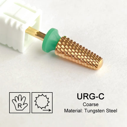Tapered Barrel Nail Drill Bits Carbide Nails Grinding Head Milling Cutter 4XC Hard Soft Gel Removal Polishing DIY Tools
