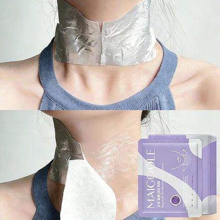 Peptide Firming Neck Mask Lifting And Firming Neck Skin Reduce Fine Lines Deeply Moisturize Makes Skin Glow Nourishing Neck Care