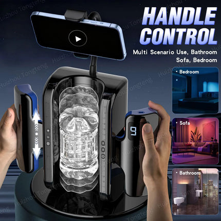 Automatic Male Mastusbafor 3D Realistic Textured Sleeve Male Masterburters Pocket Puzzy Silicone Sweater Waterproof sex toy