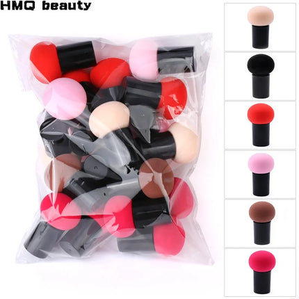 Cosmetic Sponge Handheld Mushroom Head Cosmetic Puff Foundation Cream Concealer Makeup Sponges Smooth Sponge Beauty Makeup Tools