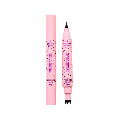 Makeup PAGE VINE Natural freckle Pen Double Head Eyeliner Long-lasting and easy to apply makeup freckle Eyeliner pen