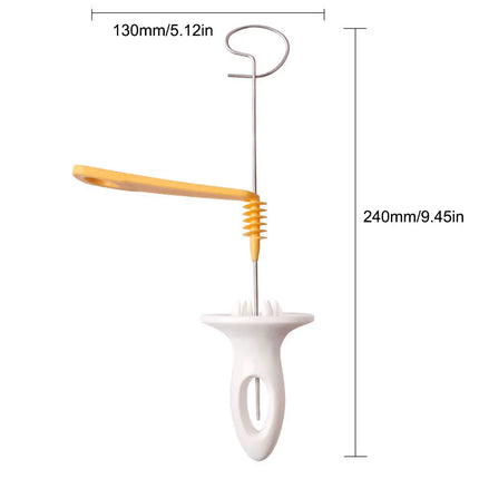 Spiral Potato Cutter with 4 Stainless Steel Sticks Manual Twisted Potato Slicer Reusable Potato Twister Kitchen Gadgets