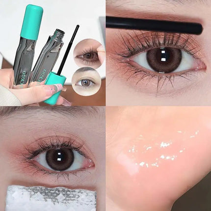 Mascara Remover Set Gentle Formula Waterproof Makeup Removal Dual Effect Eyelash Cleanser Nourishing Care Portable Travel Tools