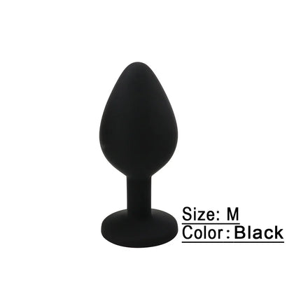 Silicone Butt Plug Anal Plug Unisex Sex Stopper 3 Different Size Adult Toys for Men/Women Anal Trainer for Couples 18+ Sex Shop