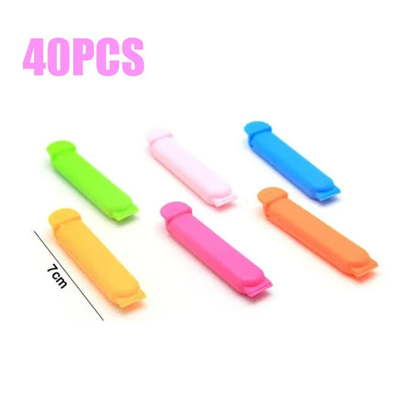 10-50Pcs Portable Kitchen Storage Food Snack Seal Sealing Bag Clips Sealer Clamp Plastic Tool Kitchen Accessories Bag Clip