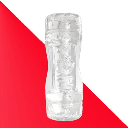 Transparent  Male Masturbator Cup Vagina Anal Soft Silicone Pussy Adult Goods Endurance Exercise Vacuum Pocket Cup for  Sex Toys