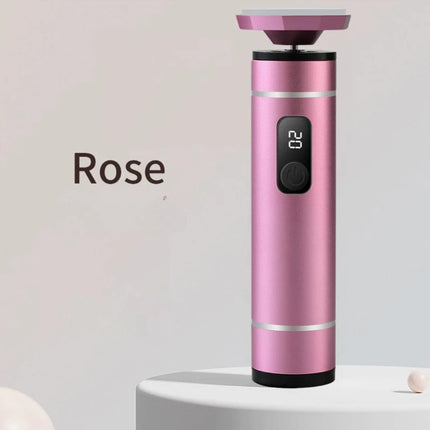 Aluminum Alloy Electric Foot Grinder For Feet - Dual Power Type-C/Battery, Callus & Dead Skin Remover Pedicure Tool