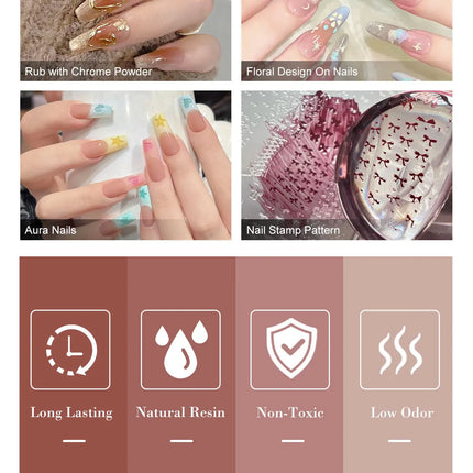 9-colors Memories of Autumn Patter Glue Smudges Canned High Saturation Popular Semi-solid Nail Polish Glue Nail Salon