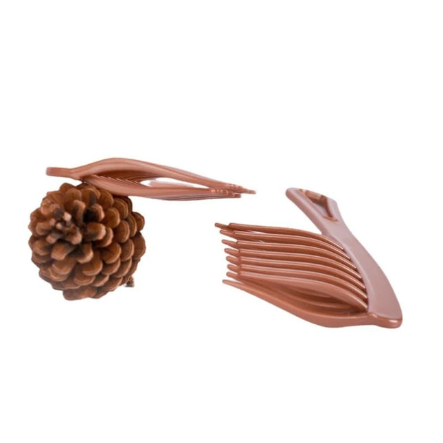 Double row wide tooth comb for ladies, special perm, curly, plastic, large, fluffy, long hair styling comb
