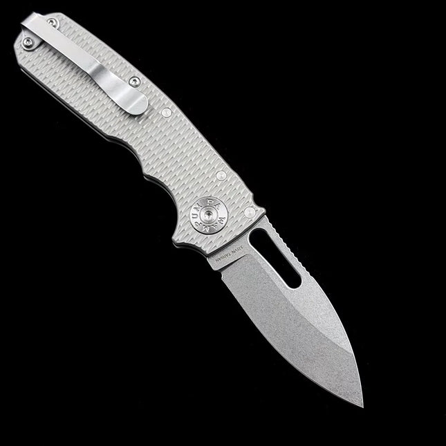 Andrew Demko Shark Cub Deep Carry Ceramic Bearing Titanium Handle Mark S35VN  Folding knife