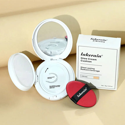 NEW Glow CC Cream Foundation Cushion Waterproof Long-lasting Brighten Foundation Cream Women Base Makeup Face Korean Cosmetics