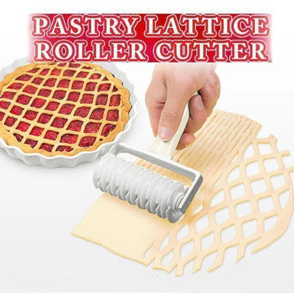 3 Size Selection High Quality Pie Pizza Cutter Pastry Bakeware Embossing Dough Roller Lattice Cake Tools Plastic Baking Tool