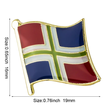 Metal Badge Lapel Pin Pins Brooch Gelderland Noord-Holland Friesland Noord-Brabant Groningen Drenthe Overijssel Flevoland Utrech