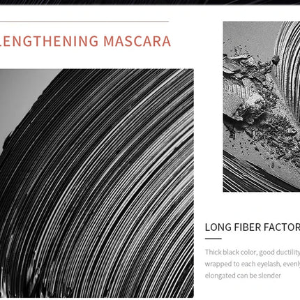 Custom Bulk 8g Mascara Private Label Silk Eyelashes Long Thick Curling Waterproof Sweatproof Smudge-free Thickening Eye Makeup