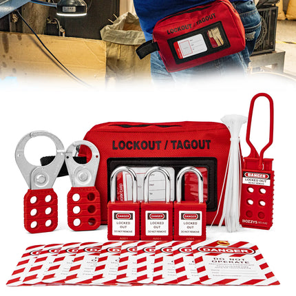 Lockout Tagout Kit,Loto Safety Padlocks,Breaker Lockout, Hasps,Electrical Plug Lockout Tags, Lock Out Tag Out Locks