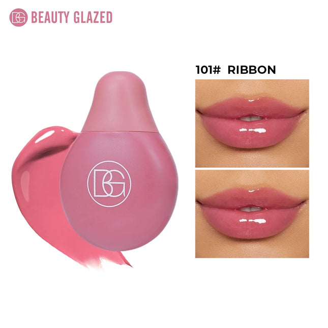 BEAUTY GLAZED 4-Color Lip Gloss Lip Oil Teens Moisturizing Lipstick Lip Balm High Shine And Lip Gloss Long-Lasting Dry Lip Care