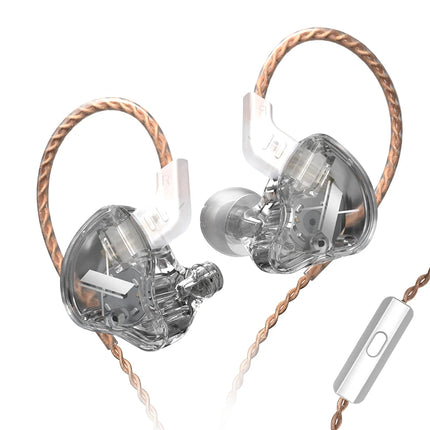 KZ EDX Wired Earphones With Microphone Dynamic HIFI Bass Music Earbuds In Ear Monitor Headphones Noise Cancelling Sport Headset