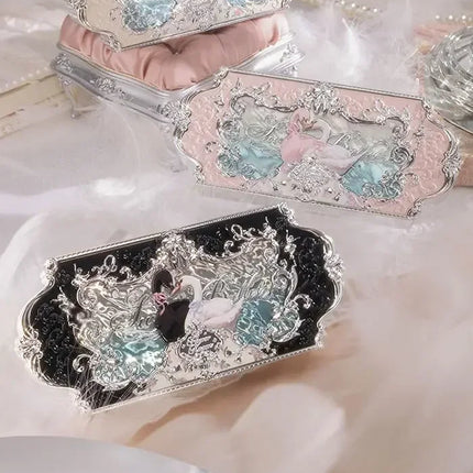 Flower Knows Swan Ballet Series Makeup 6 Color Eyeshadow Palette Matte Pearl Face Palette Glitter Palette Cosmetics