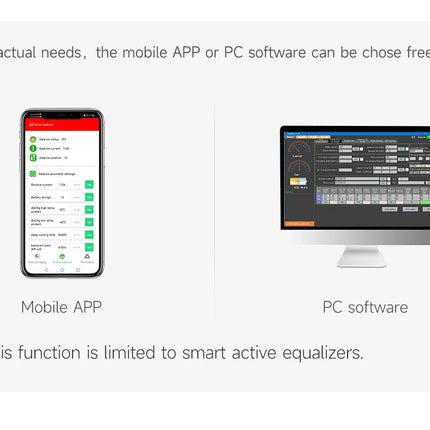 DALY software Active 1A balancer with Bluetooth UART 1A 4S 8S Equalizer suitable for LI-ION Lifepo4 LTO battery pack