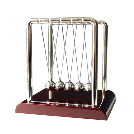 Home Decor Newton's Cradle Metal Pendulum Educational Physics Toy Kinetic Energy Office Stress Reliever Ornament2025new