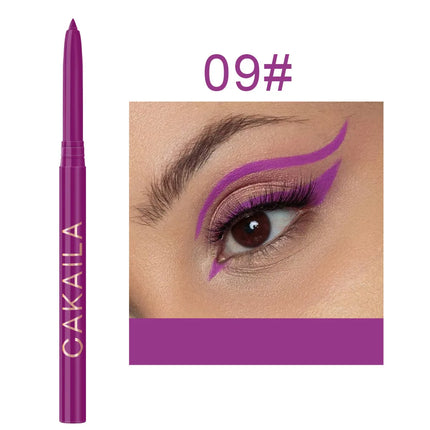 New Colored Eyeliner Set Waterproof Eyeliner Pencil Long Lasting Matte Eye Liner for Women Makeup Cosmetic Beauty Tool 12pcs/Box