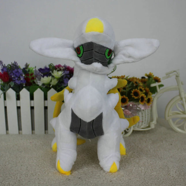 25cm Arceus Sitting Cuties Plush Anime Plush Toy Stuffed Animals Soft Plush Gifts Doll for Kids Birthday