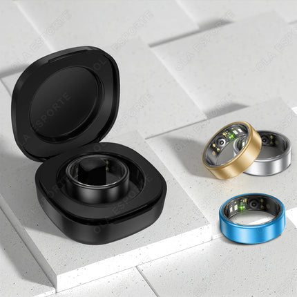 New Smart Ring Men Women, Heart Rate and Blood Oxygen Monitor Smartring IP68 & 5ATM Waterproof, Multi-sport Mode Rings Man 2026