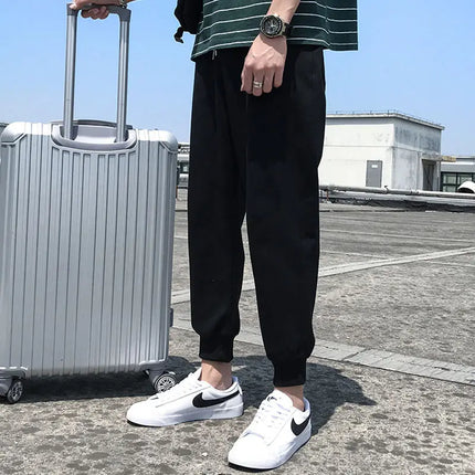 Men's Sweatpants Harem Joggers Retro Autumn Winter Clearance Sale Cool Fashion Trend Male Sports Pants Trousers Young Students