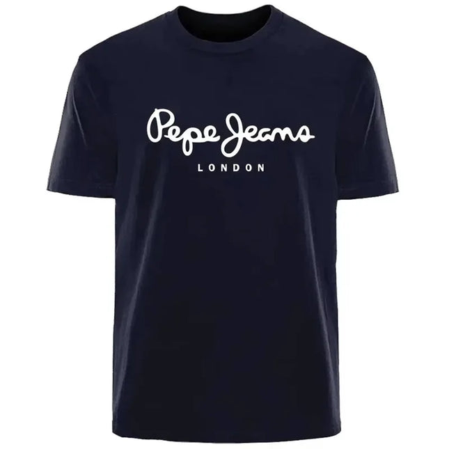 Unisex Cotton T-Shirt Street Style Print - Breathable Casual Short Sleeve / T-Shirt Unisexe Coton Street Imprimé - Respirant