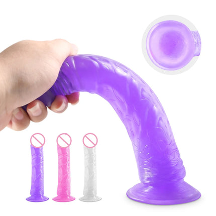 Huge Silicone Big Pseudopenis Reusable Large Dildos Realistic Penis Suction Cup Dildo Vibrator Female Masturbation Sex Toys
