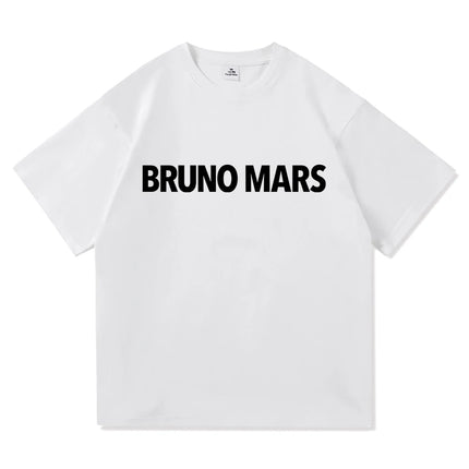 Bruno Mars The Romantic Tee Shirt 2026 New Album Retro Men/women Clothing Harajuku High Quality Tops Cotton TShirts Vintage