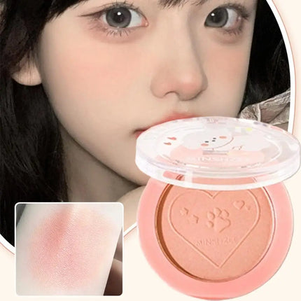 Monochrome Blush Whitening Matte Cosmetics Vitality Girl Nude Makeup Natural Smudge Monochrome Blush Plate