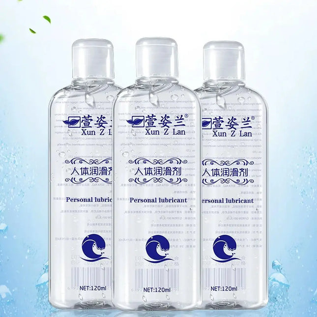 1/2/3PCS Water Based Lube (120ml), Liquid Personal Lubricant Gel, Long Lasting Sex Lube for Men Women and Couples, Safe for Toys